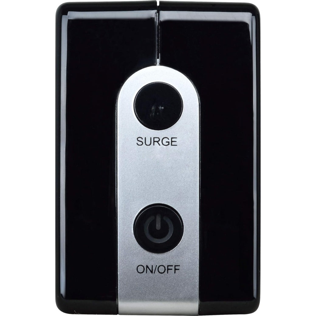 Socket Surge Protected Power Centre Extension Lead, 2 Metre, Black