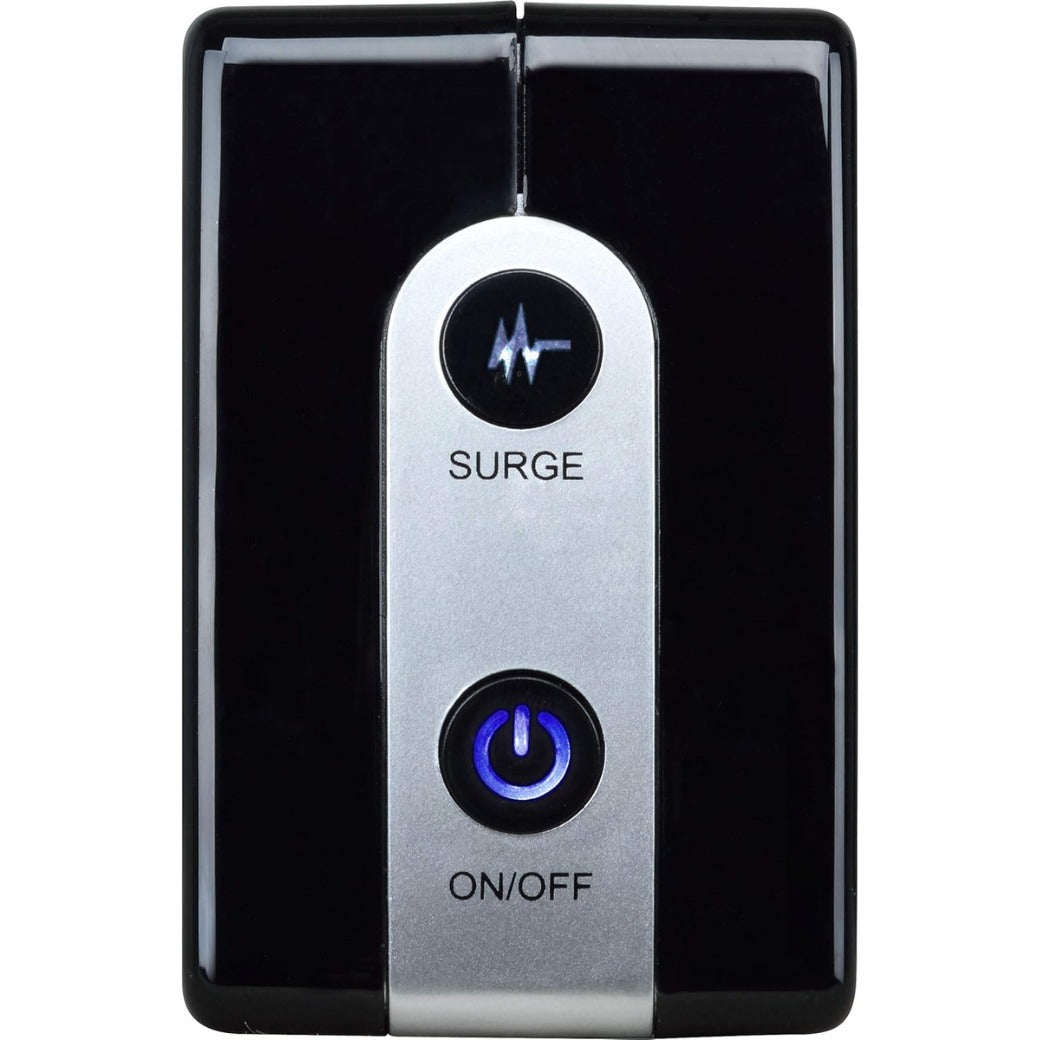 Socket Surge Protected Power Centre Extension Lead, 2 Metre, Black