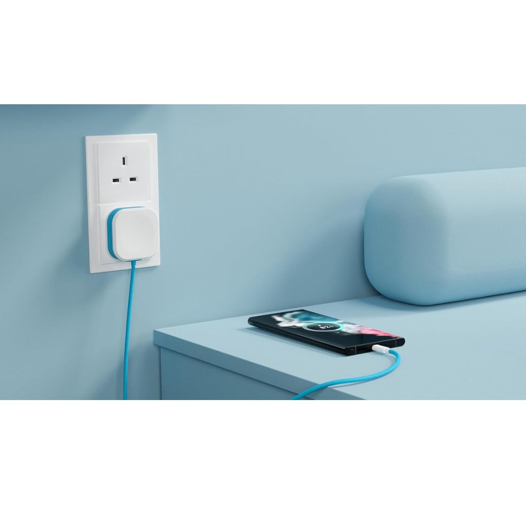 Juice USB Type-C Powerful Mains Charger for Tablets & Mobiles, 2.4 AMP output (White)