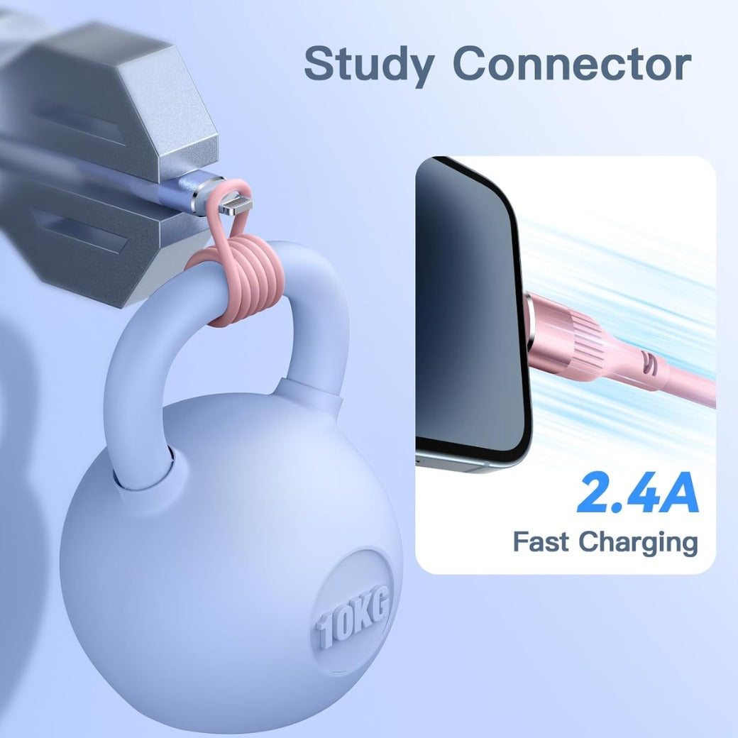 iPhone Charger，3PACK 6FT/1.8M MFi Certified Lightning Cable Fast Charge TPE Long iPhone Charging Cable Compatible with iPhone 14 13 12 11 Pro Max Pro XS X XR 8 7 6