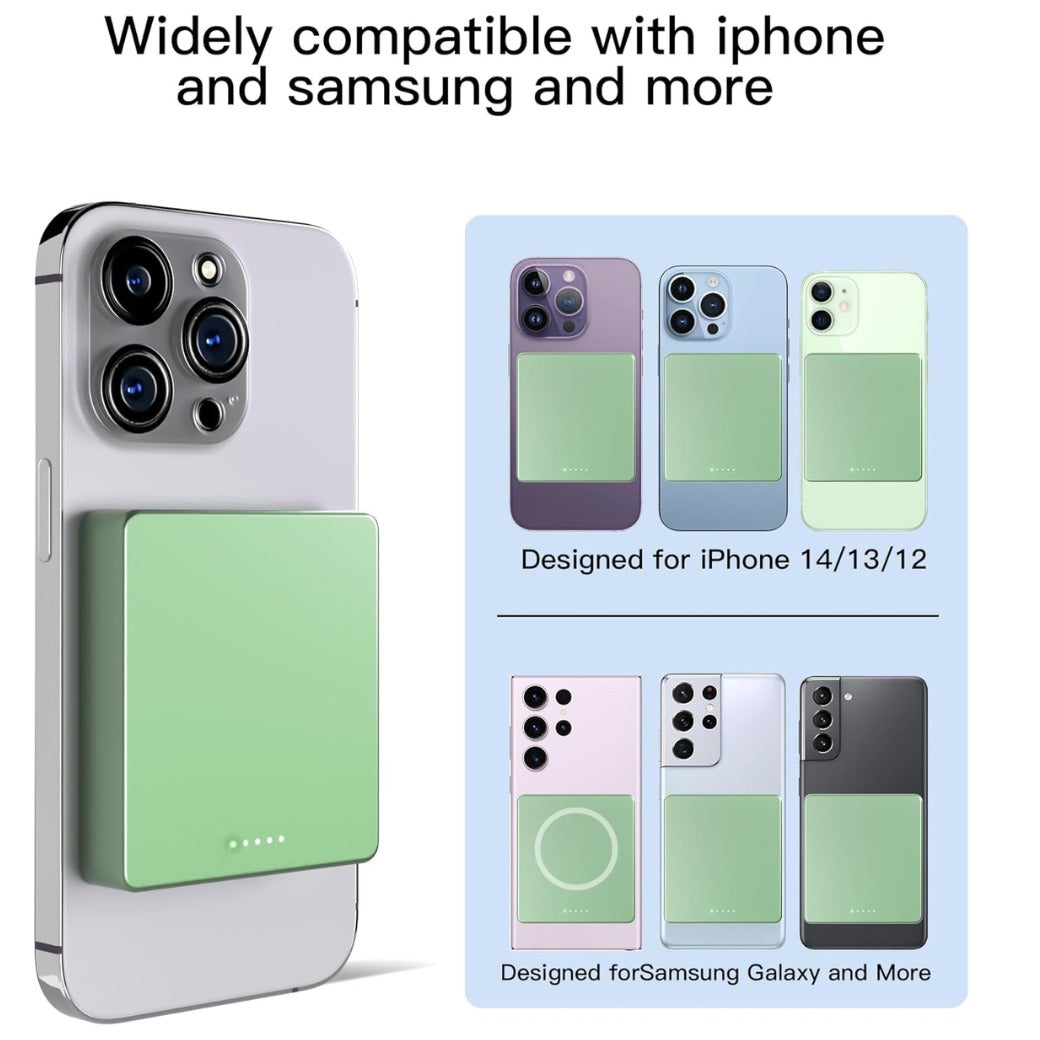 Magnetic Power Bank, 10000mAh 20W Wireless Portable Fast Charging PowerBanks with Charge Cable, USB-C Battery Pack with Mag-safe for iPhone 17/16 Plus/Pro/Pro Max,15/14/13/12Series