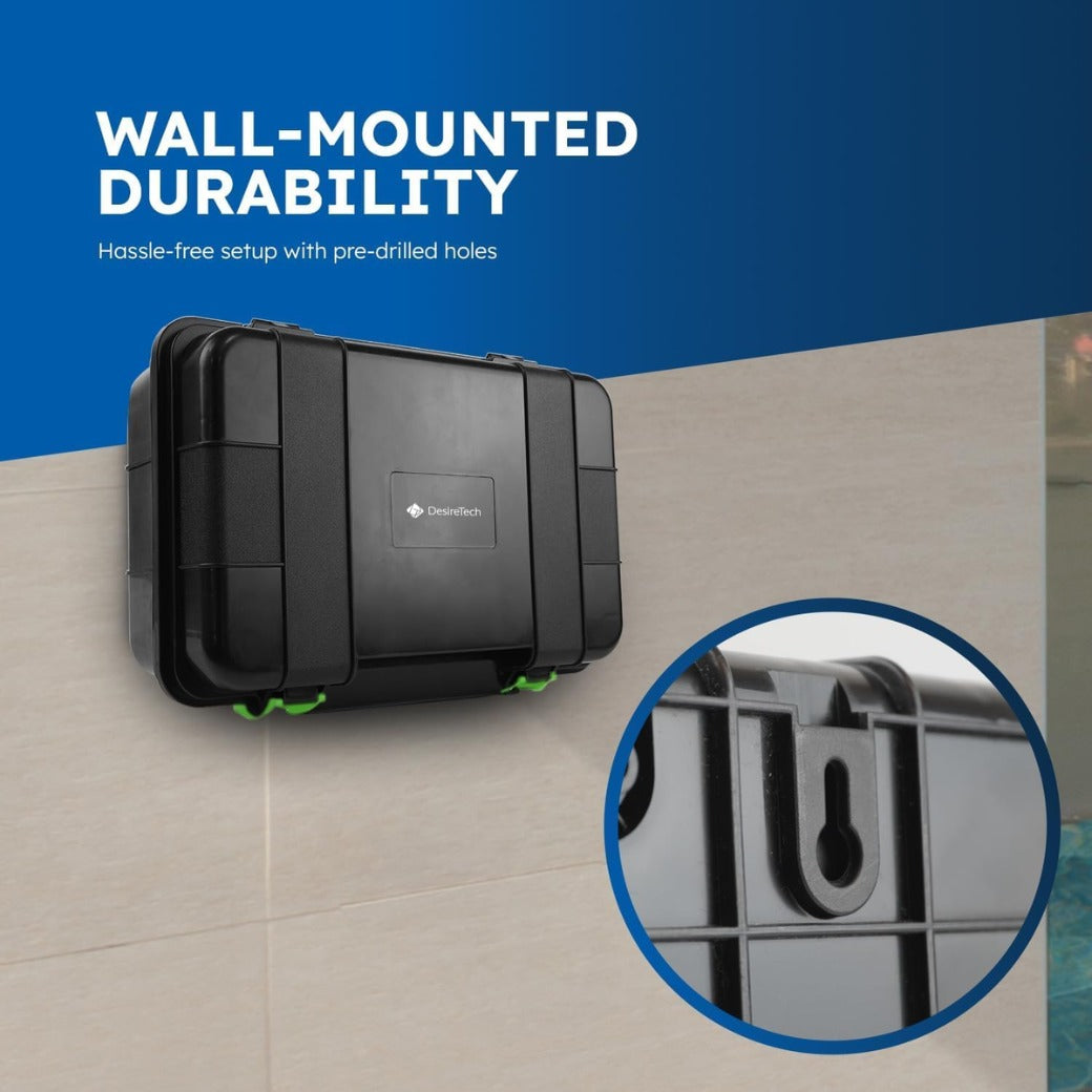 Weatherproof Outdoor Electric Box with 4 Gang 10m Extension Lead – IP54 Rated