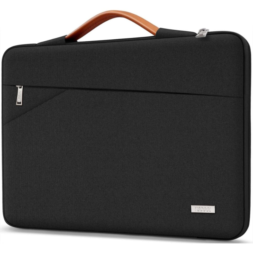 14 Inch Laptop Sleeve Protective Case for 14 Inch HP Lenovo Dell Acer Notebook Chromebook, 15'' MacBook Air M4 M3 M2, Waterproof Computer Case Bag with Handle and Pockets, Black