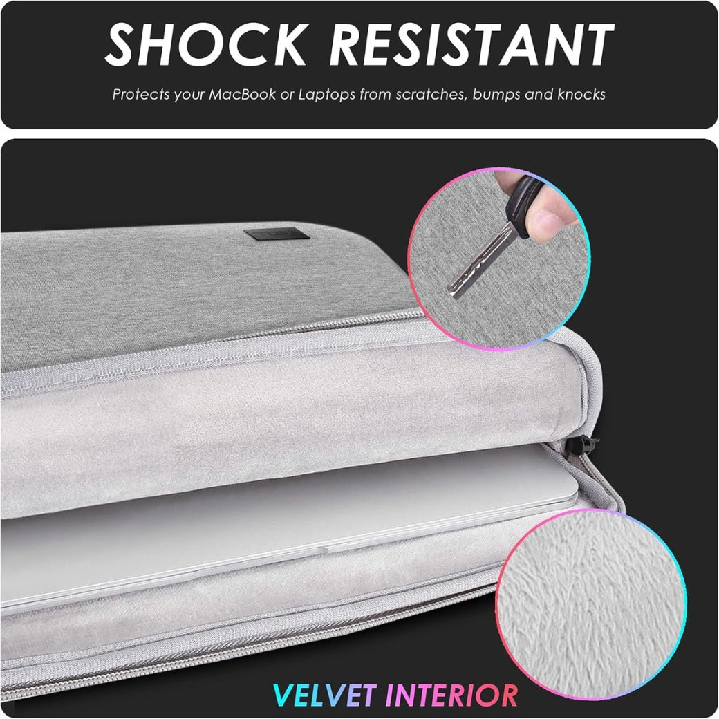 14-15.6 inch Shock Resistant Laptop Sleeve Case Briefcase Bag