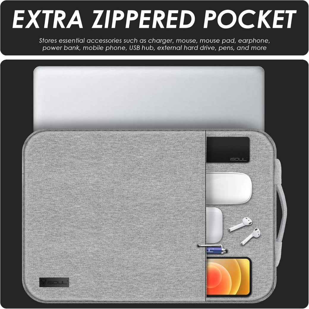 14-15.6 inch Shock Resistant Laptop Sleeve Case Briefcase Bag