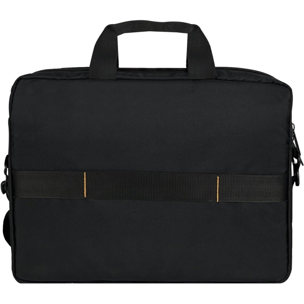 Compact Laptop Shoulder Bag Carrying case with Accessory Storage Pockets (14 inch - 35.6 cm) Black