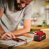 Power X-Change Cordless USB Charger - Power Bank Adaptor With 2 x USB Ports For Charging Mobile Phones, Tablets or Mp3
