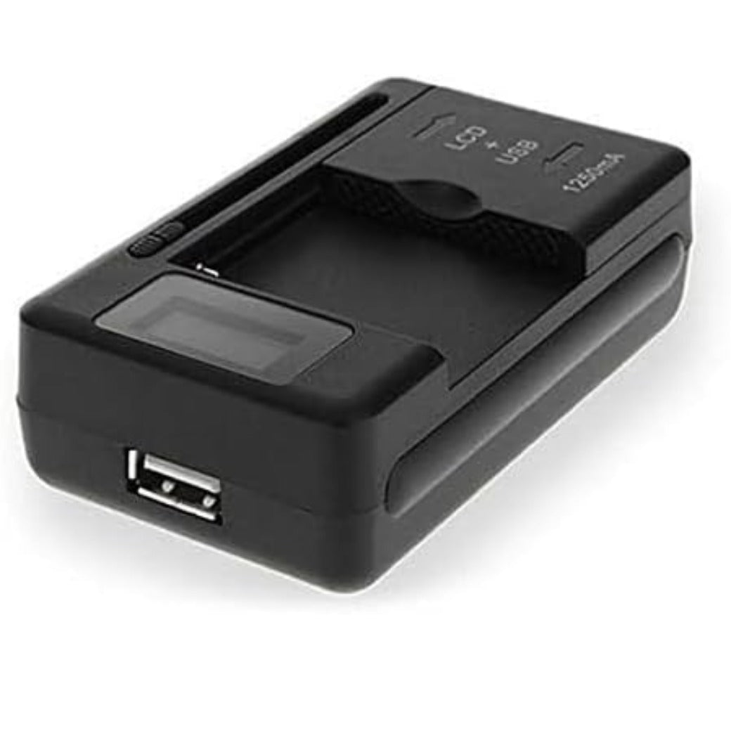 Universal Phone/Camera Battery External Charger & USB Port - Desktop Charger