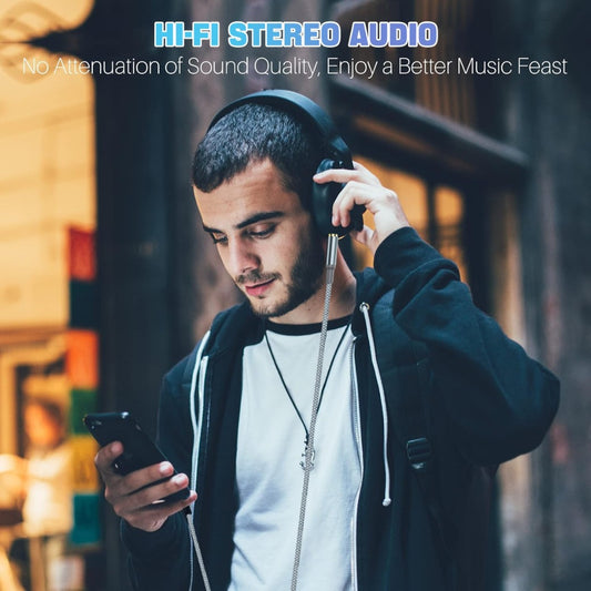 3.5mm to 3.5mm Aux Cable,1.2M Audio Aux Jack Adapter 90 Degree Nylon Braided Male to Male Auxiliary Cord Hi-Fi Lead Stereo Headphone Mini TRS Compatible with Car