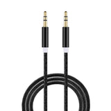 3FT/1M 3.5mm AUX Cable, Nylon Braided Jack Cable for Headphones, Smartphones, iPod, iPad, MP3/MP4, Computer, Car Stereo/Speaker