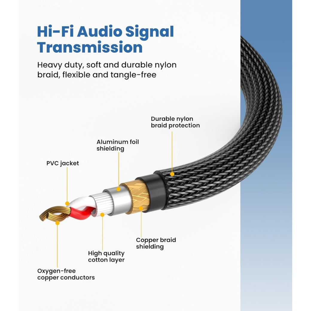 Male XLR to Jack Cable, Balanced 6.35mm TRS to XLR Male Lead for Speakers