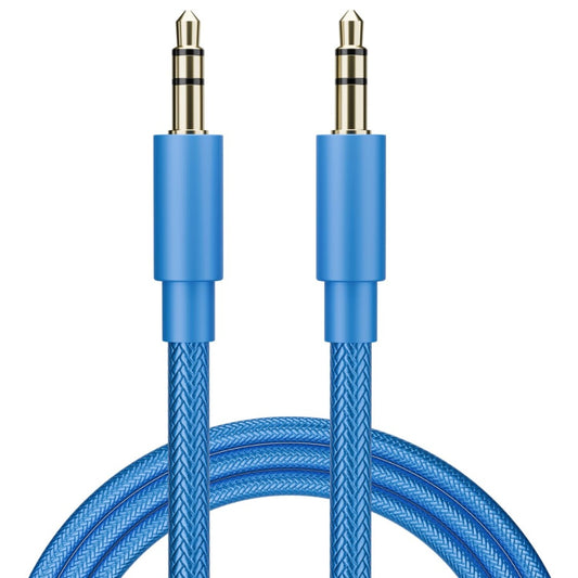 pluX 1M Aux Cable Braided Stereo 3.5mm Audio Cable,Mini Jack Male to Male Audio Cable
