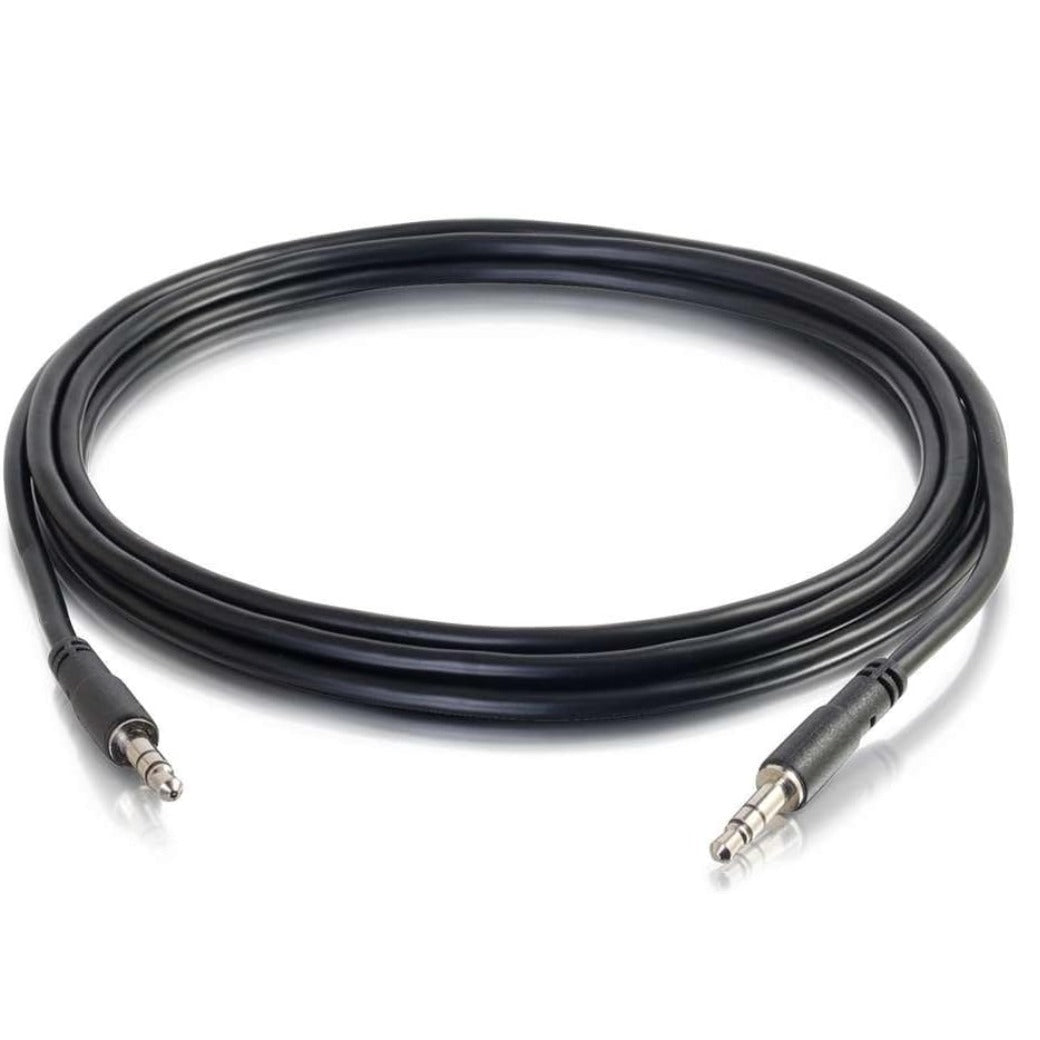C2G 0.9m / 3ft Slim Aux 3.5mm Audio Cable - M/M, Audio Jack