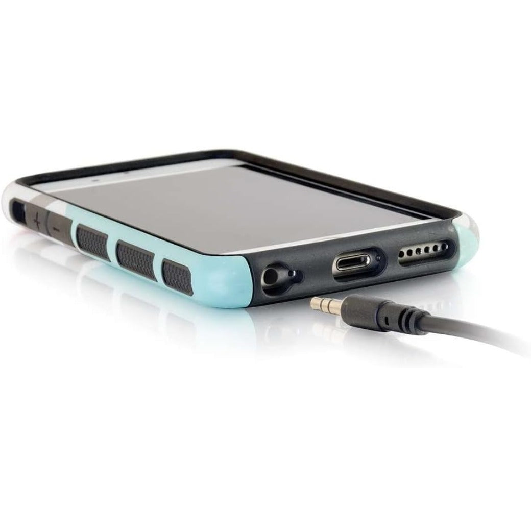 C2G 0.9m / 3ft Slim Aux 3.5mm Audio Cable - M/M, Audio Jack