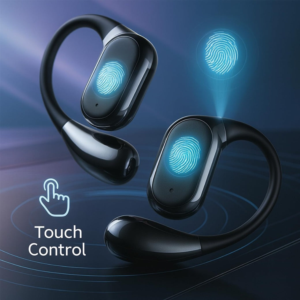 Wireless Earbuds, Bluetooth 5.4 running Headphones, stereo noise cancellation, Bone Conduction Headphones, 40H Playtime, IPX7 Waterproof