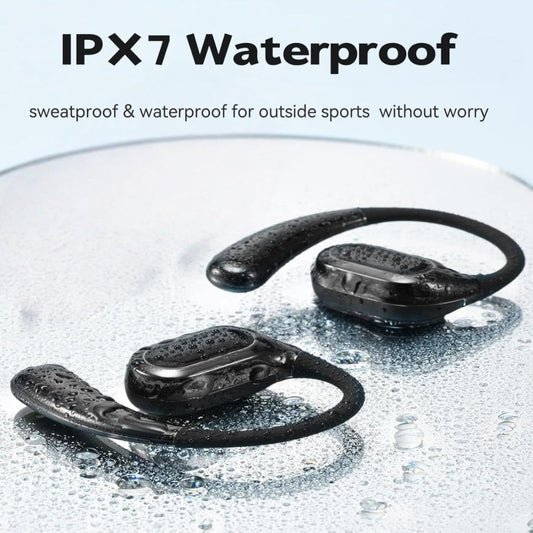 Wireless Earbuds, Bluetooth 5.4 running Headphones, stereo noise cancellation, Bone Conduction Headphones, 40H Playtime, IPX7 Waterproof