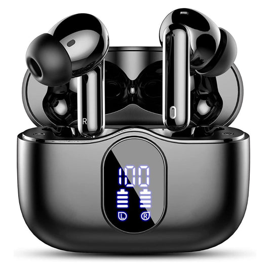 Wireless Earbuds, Bluetooth 5.3 Headphones In Ear with 4 ENC Noise Cancelling Mic, Btootos New Bluetooth Earbuds Mini Deep Bass Stereo Sound