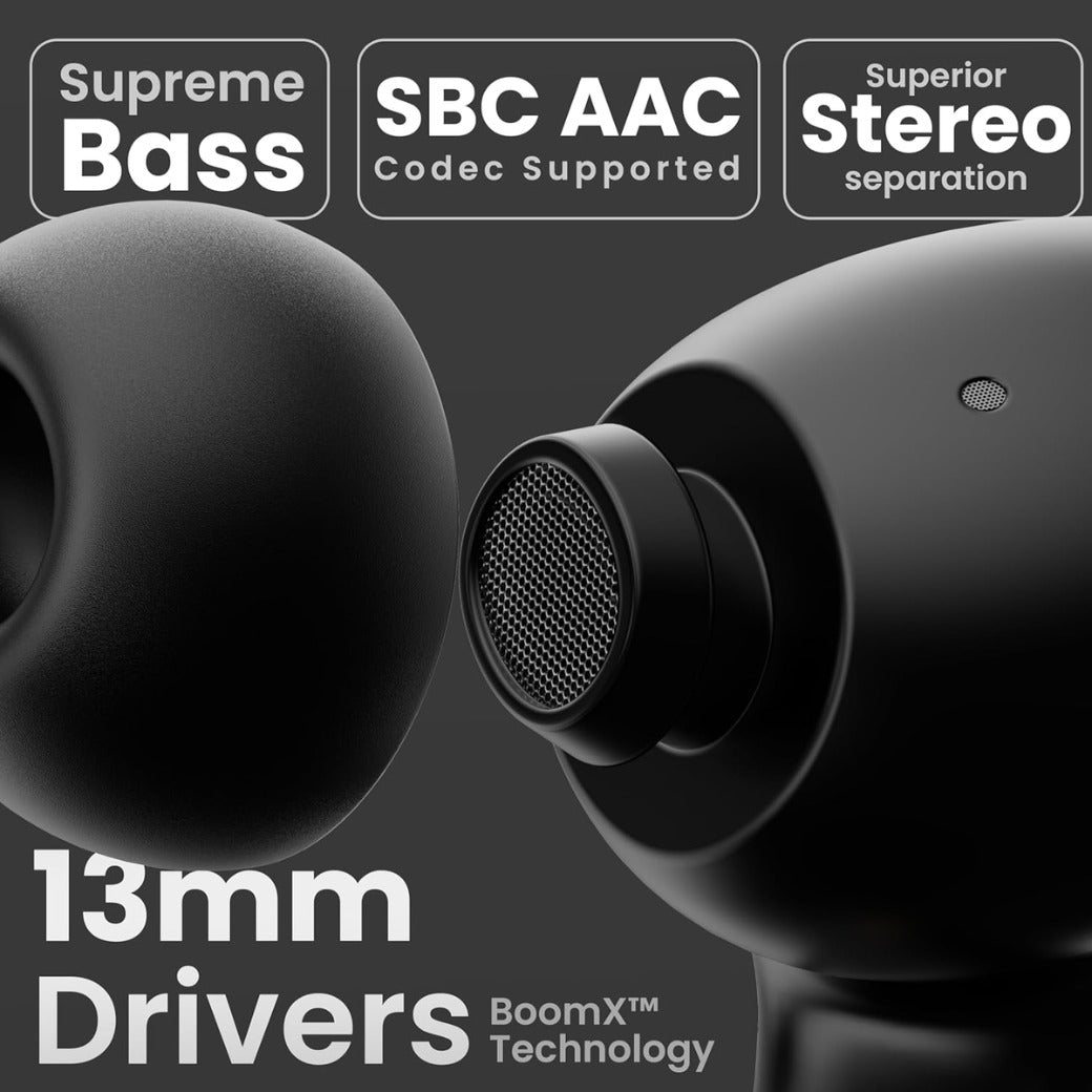 GOBOULT Z20 Pro Truly Wireless Bluetooth Ear Buds with 60 Hours Playtime, 4 Mics Clear Calling, 45ms Low Latency
