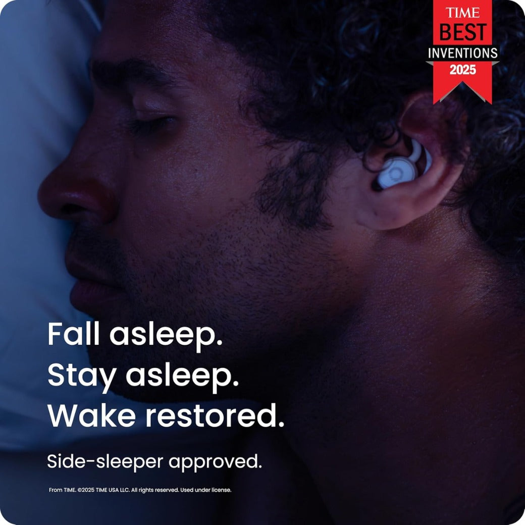 Ozlo Sleepbuds® | Comfortable Side Sleeper Headphones | Up to 10 Hours of Bluetooth LE Streaming