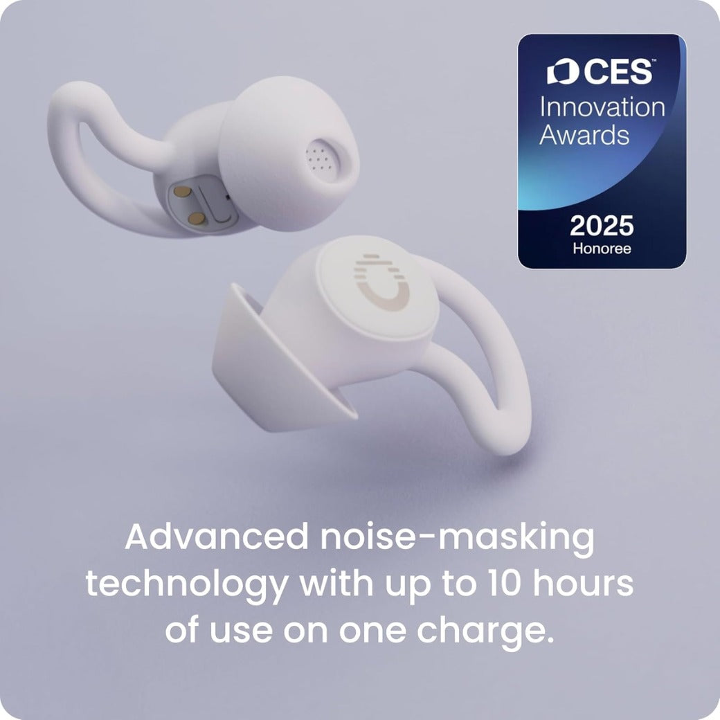 Ozlo Sleepbuds® | Comfortable Side Sleeper Headphones | Up to 10 Hours of Bluetooth LE Streaming