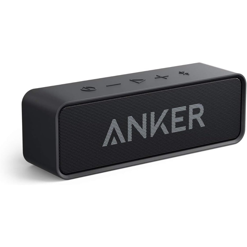 Anker Soundcore Bluetooth Speaker Upgraded Version with 24H Playtime, IPX5 Waterproof, Stereo Sound, 66ft Bluetooth Range,