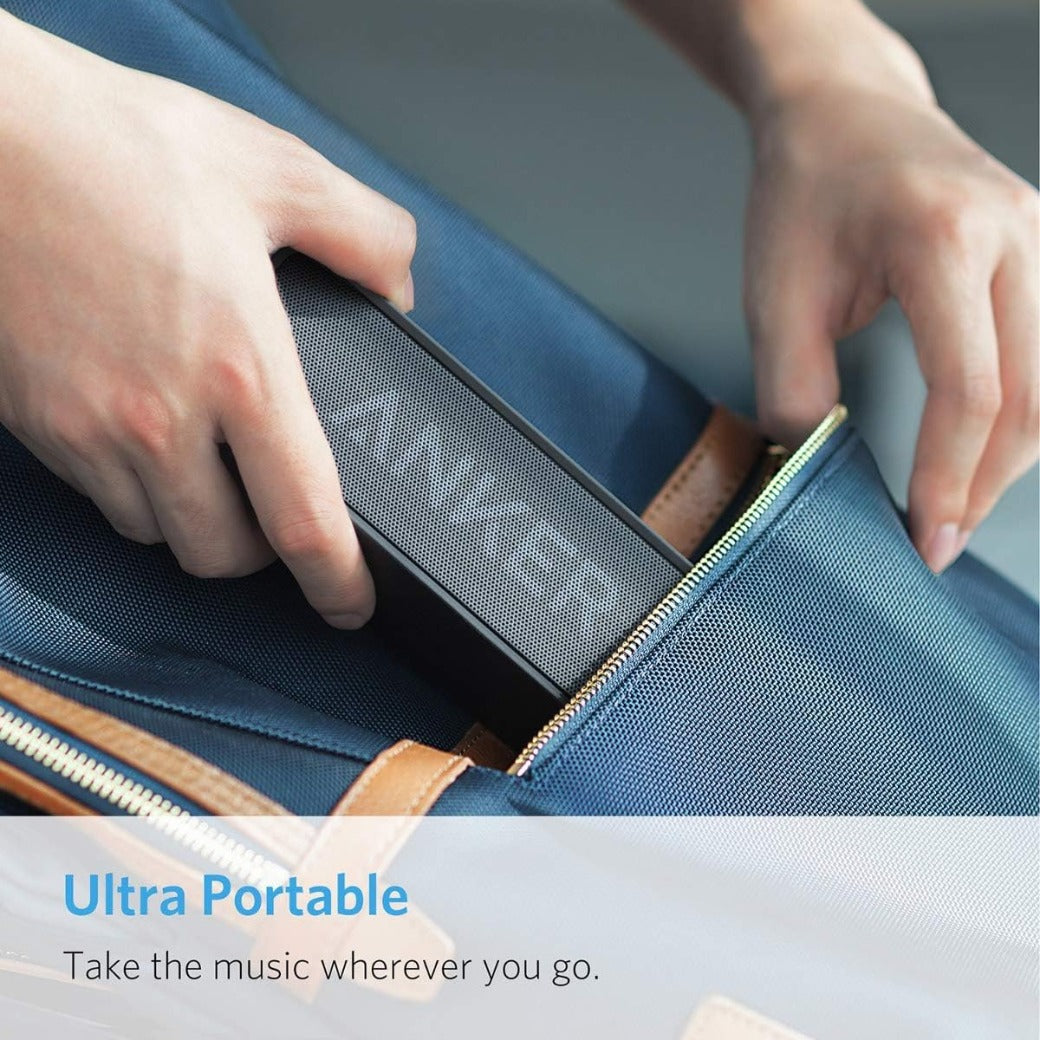 Anker Soundcore Bluetooth Speaker Upgraded Version with 24H Playtime, IPX5 Waterproof, Stereo Sound, 66ft Bluetooth Range,