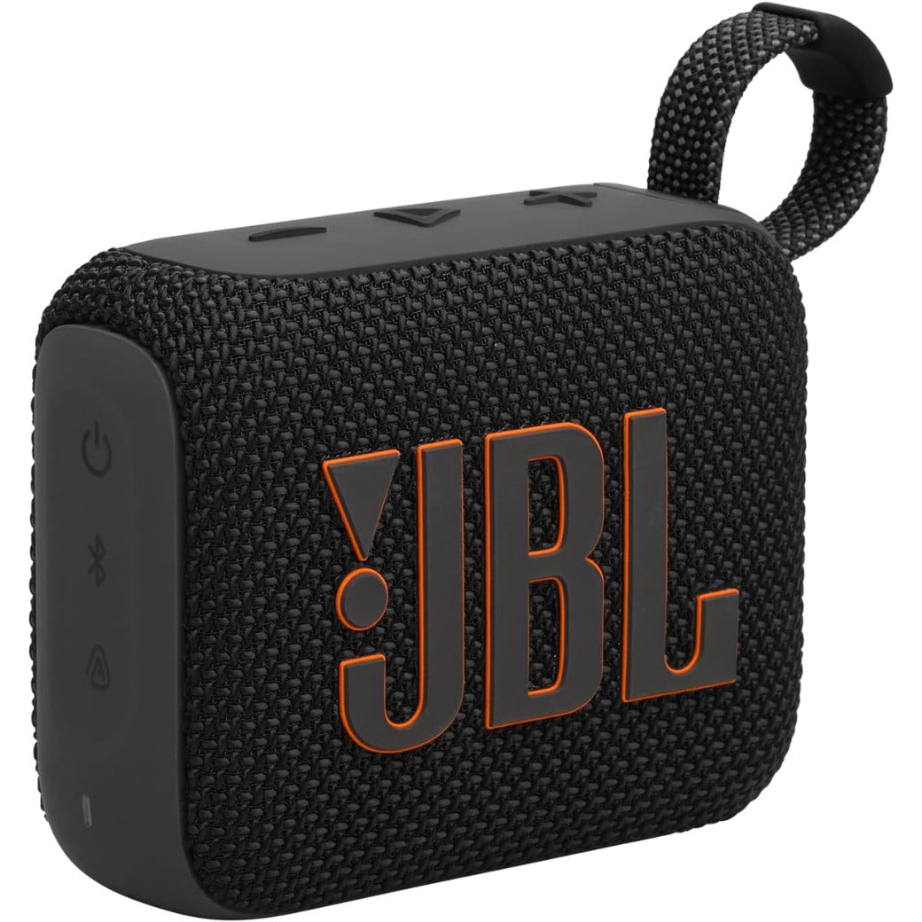 JBL GO 4 Ultra-Portable Bluetooth Speaker with Big JBL Pro Sound and Punchy Bass, PlaytimeBoost, Waterproof Design and 7-Hour Playtime, Black