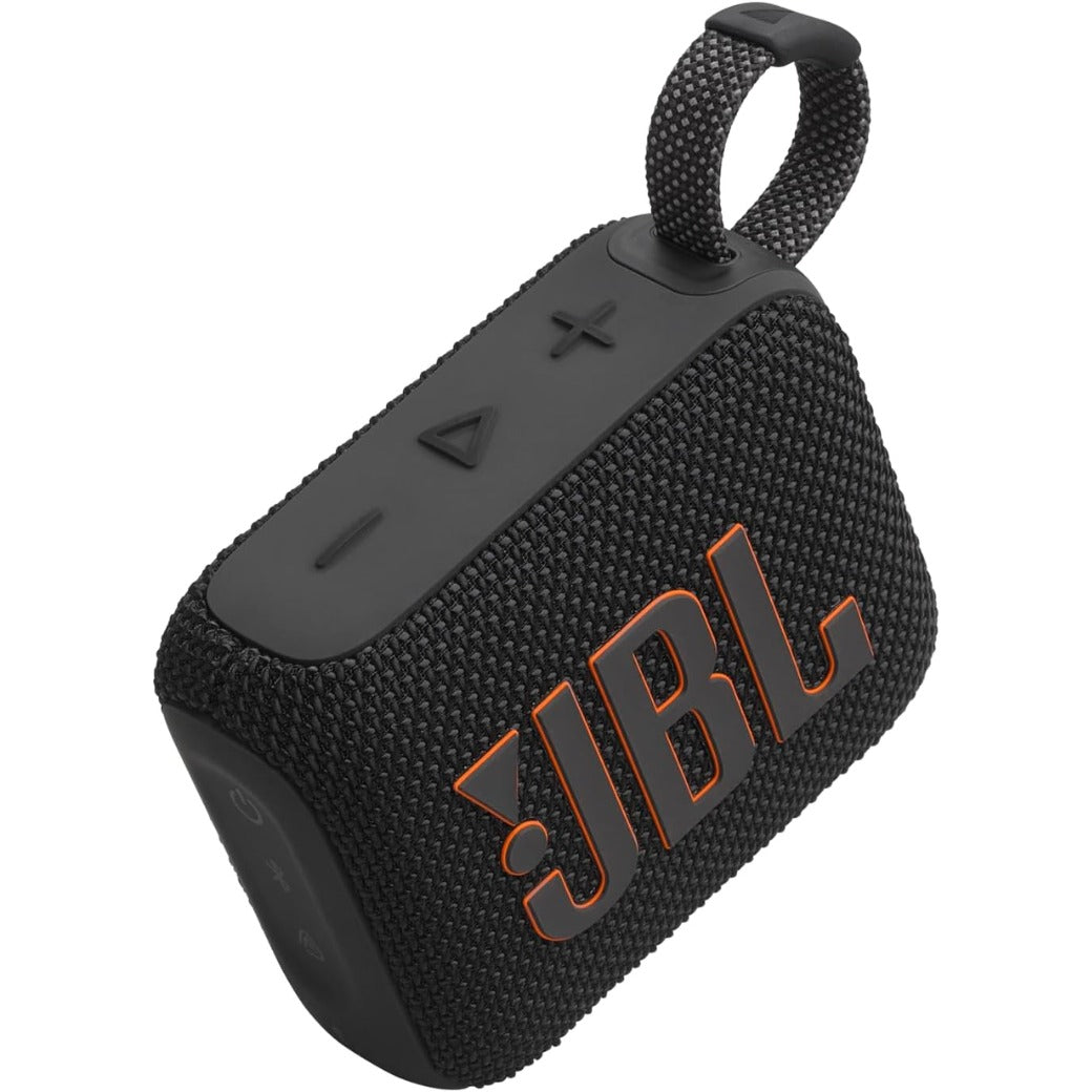 JBL GO 4 Ultra-Portable Bluetooth Speaker with Big JBL Pro Sound and Punchy Bass, PlaytimeBoost, Waterproof Design and 7-Hour Playtime, Black