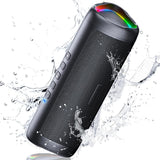 30W Bluetooth Speaker, Bluetooth 5.4 Speakers Wireless Bluetooth with RGB Lights, Louder Volume & Enhanced Bass, IP7 Waterproof, 24H Play, 30M Range for Home Party Camping Travel, Gift Ideas