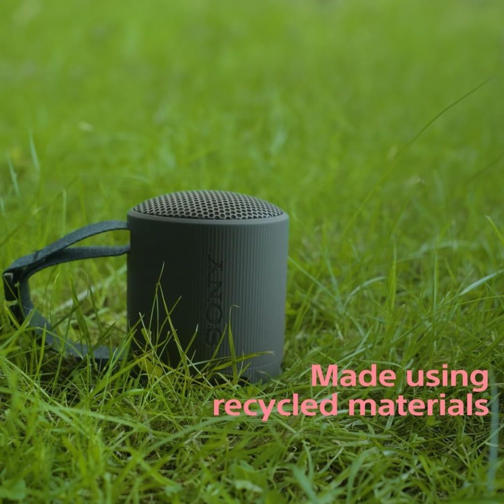 Sony SRS-XB100 - Wireless Bluetooth, Portable, Lightweight, Compact, Outdoor, Travel Speaker, Durable IP67 Waterproof & Dustproof