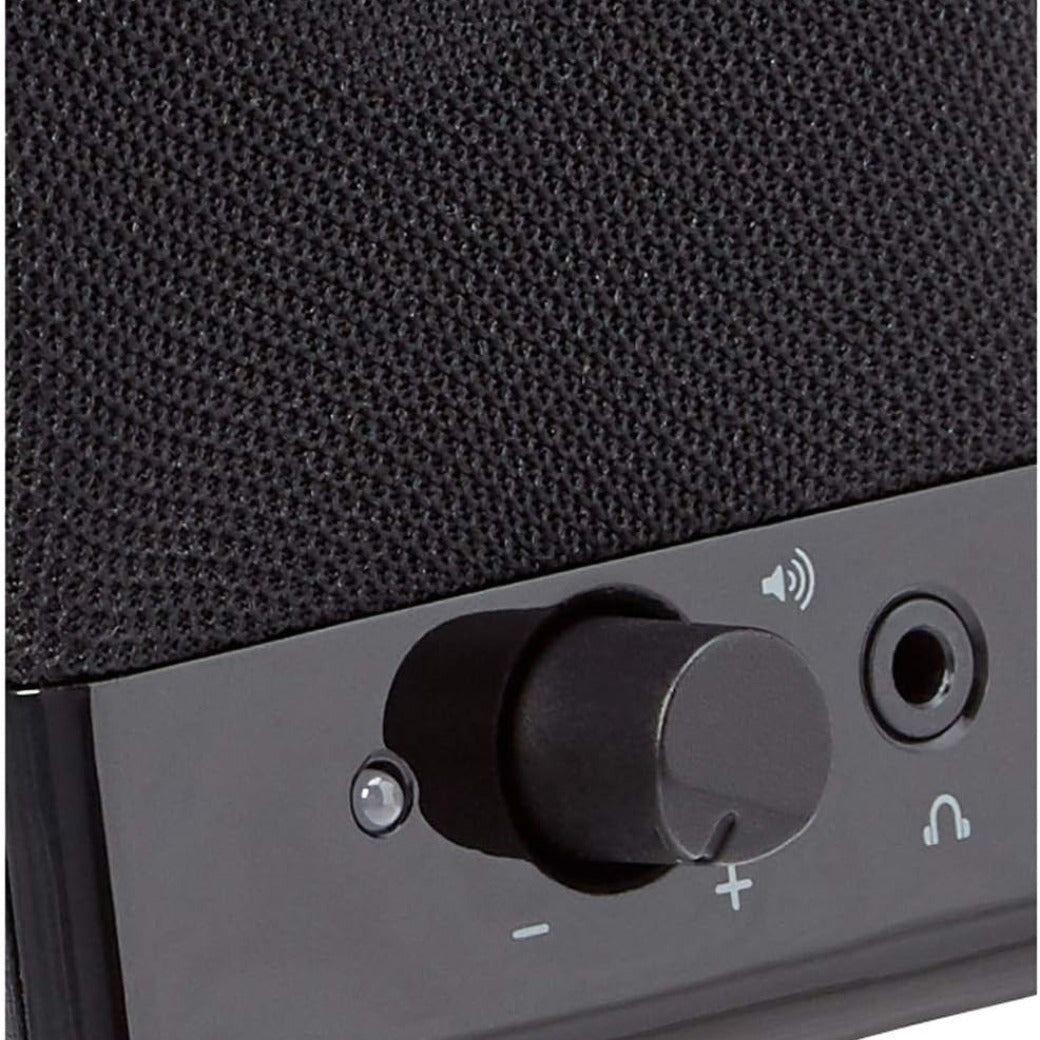 Amazon Basics Computer Speakers For Desktop or Laptop PC, USB-Powered, Black