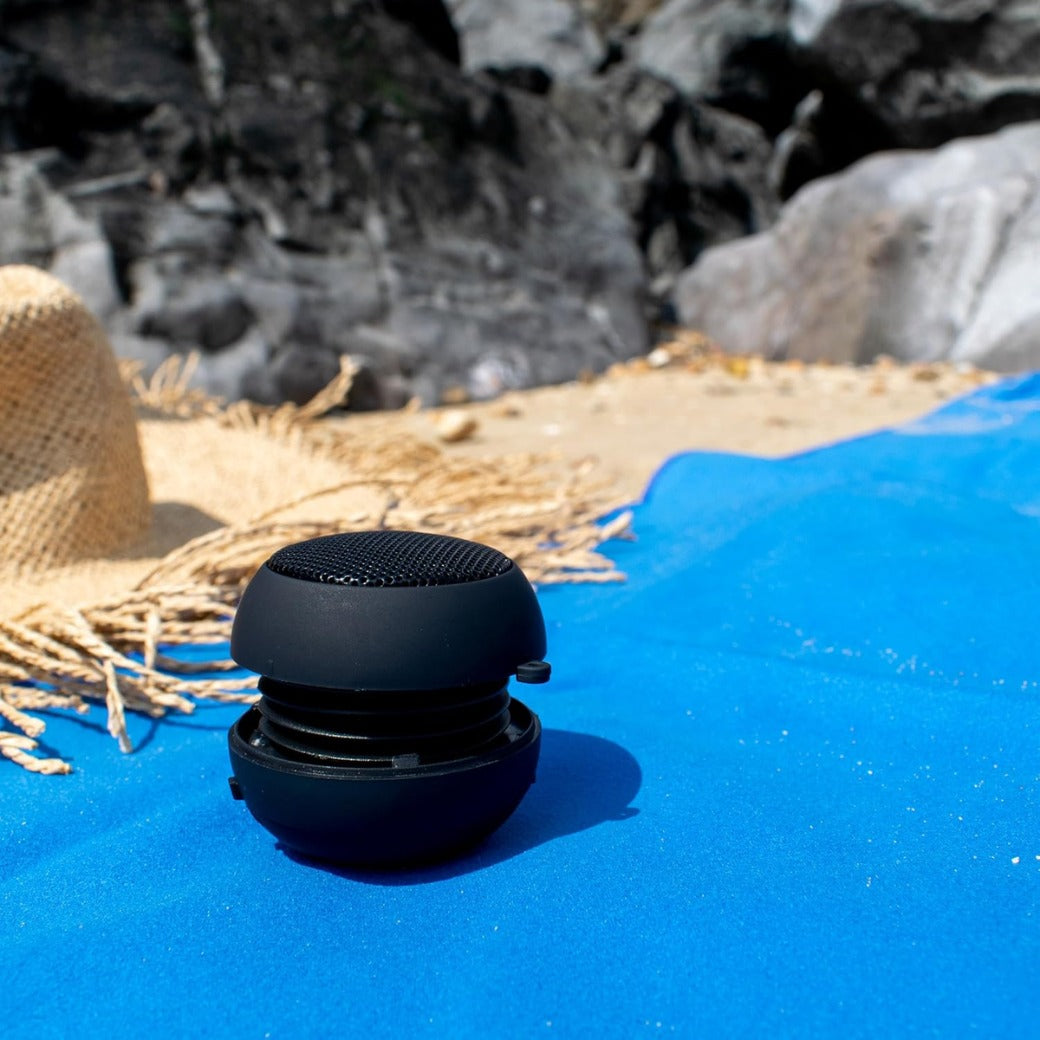 TRIXES Mini Portable Rechargeable Travel Aux Speaker Wired 3.5mm Headphone Jack