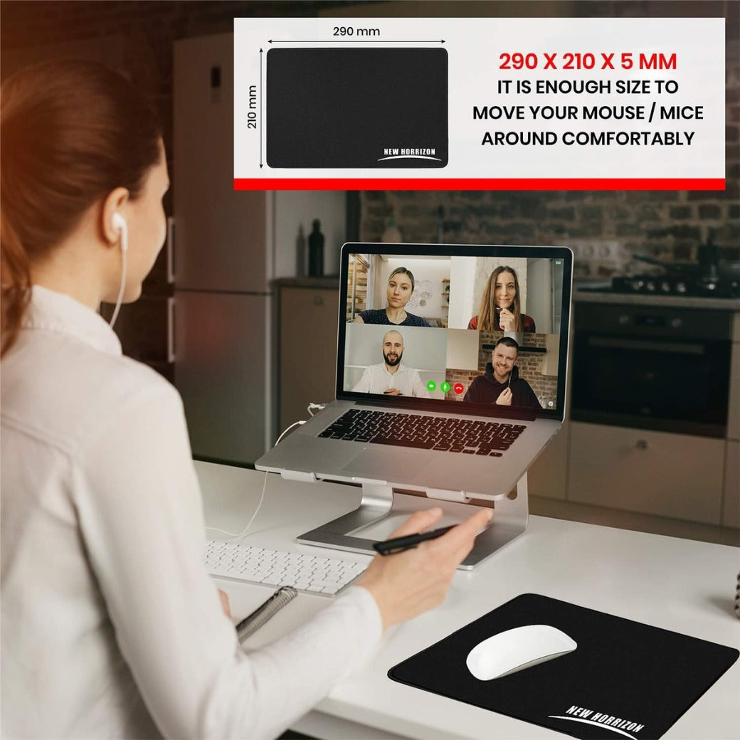 New Horrizon Mouse pad, Gaming mouse mat, large mouse pads. Mouse Mat Gaming 290x210x5mm Mice mat, Black mouse mats