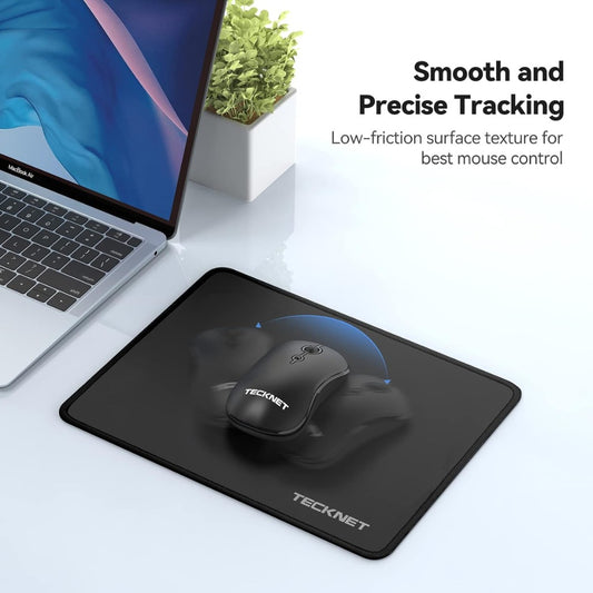 Mouse Mat 270 x 210 x 3 mm Gaming Mouse Pad, Non-Slip Rubber Base, Waterproof Surface, Stitched Edges Mouse pad