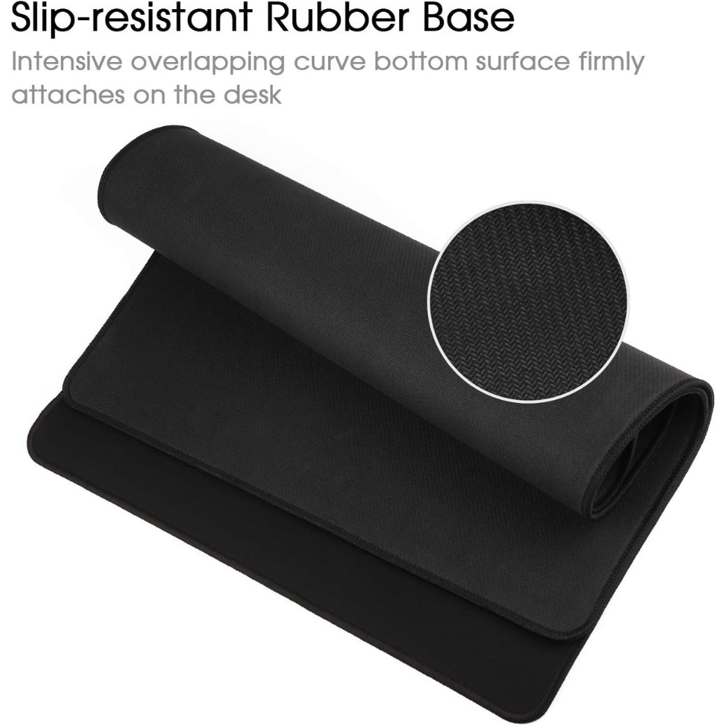 Mouse mat/Large Mouse Pad 600x300x3 mm | XL Mousepad | Desk mat/Gaming Mouse pad | Improved Precision and Speed | Rubber Base for Stable Grip on Smooth Surfaces | Table pad(60x30 Black)