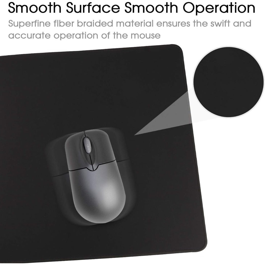 Mouse mat/Large Mouse Pad 600x300x3 mm | XL Mousepad | Desk mat/Gaming Mouse pad | Improved Precision and Speed | Rubber Base for Stable Grip on Smooth Surfaces | Table pad(60x30 Black)