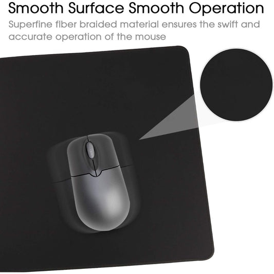 Mouse mat/Large Mouse Pad 600x300x3 mm | XL Mousepad | Desk mat/Gaming Mouse pad | Improved Precision and Speed | Rubber Base for Stable Grip on Smooth Surfaces | Table pad(60x30 Black)
