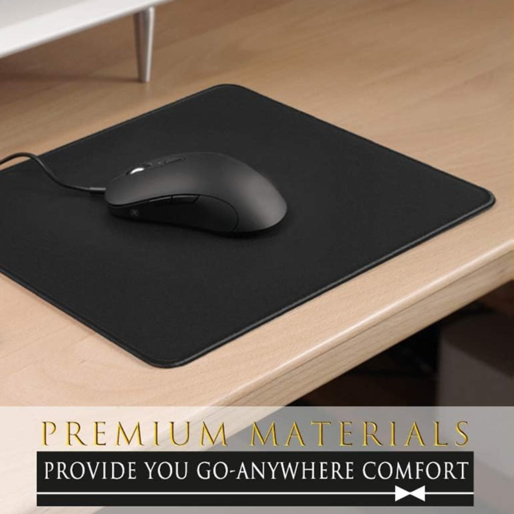Mat 3 Pack [30% Larger] with Stitched Edges, 275x215x3mm Mousepad Gaming Mouse Pad Mat, Waterproof Mouse Mats with Non-Slip Rubber Base, Mouse Pads for Computers, Laptop, PC