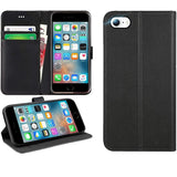 Technology iPhone SE 2022 / SE 2020/7 / 8 Case Flip Leather Wallet Book Stand Folio Card Holder Phone Cover For iPhone SE (3rd Gen / 2nd Gen) (BLACK) (iPhone 7/8/SE 2020/iPhone SE 2022)