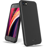 UNBREAKcable Case Compatible with iPhone SE 2020/2022, iPhone 8/7 - Soft Frosted TPU Stylish Cover for 4.7-inches iPhone SE 2022/2020/8/7 [Drop Protection, Non-slip] - Matte Black