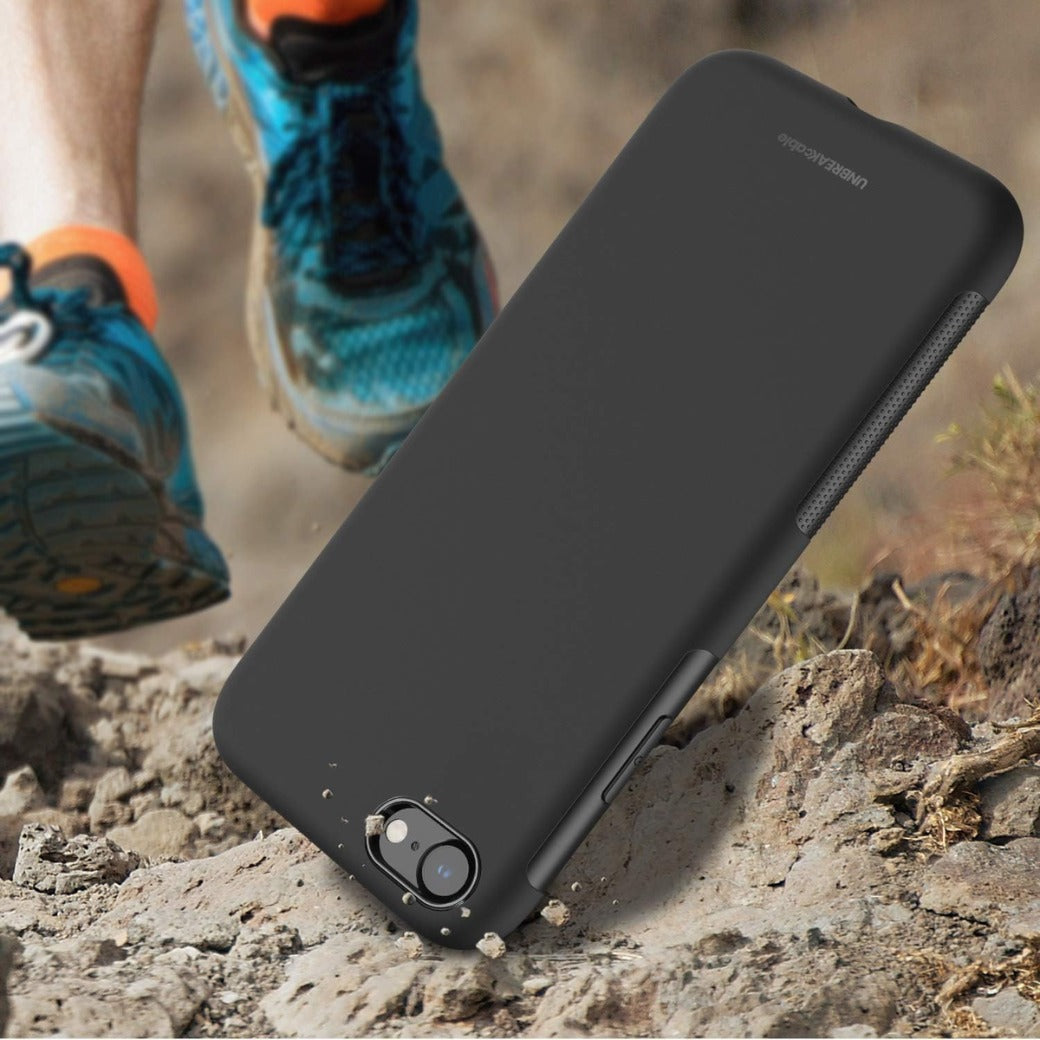 UNBREAKcable Case Compatible with iPhone SE 2020/2022, iPhone 8/7 - Soft Frosted TPU Stylish Cover for 4.7-inches iPhone SE 2022/2020/8/7 [Drop Protection, Non-slip] - Matte Black