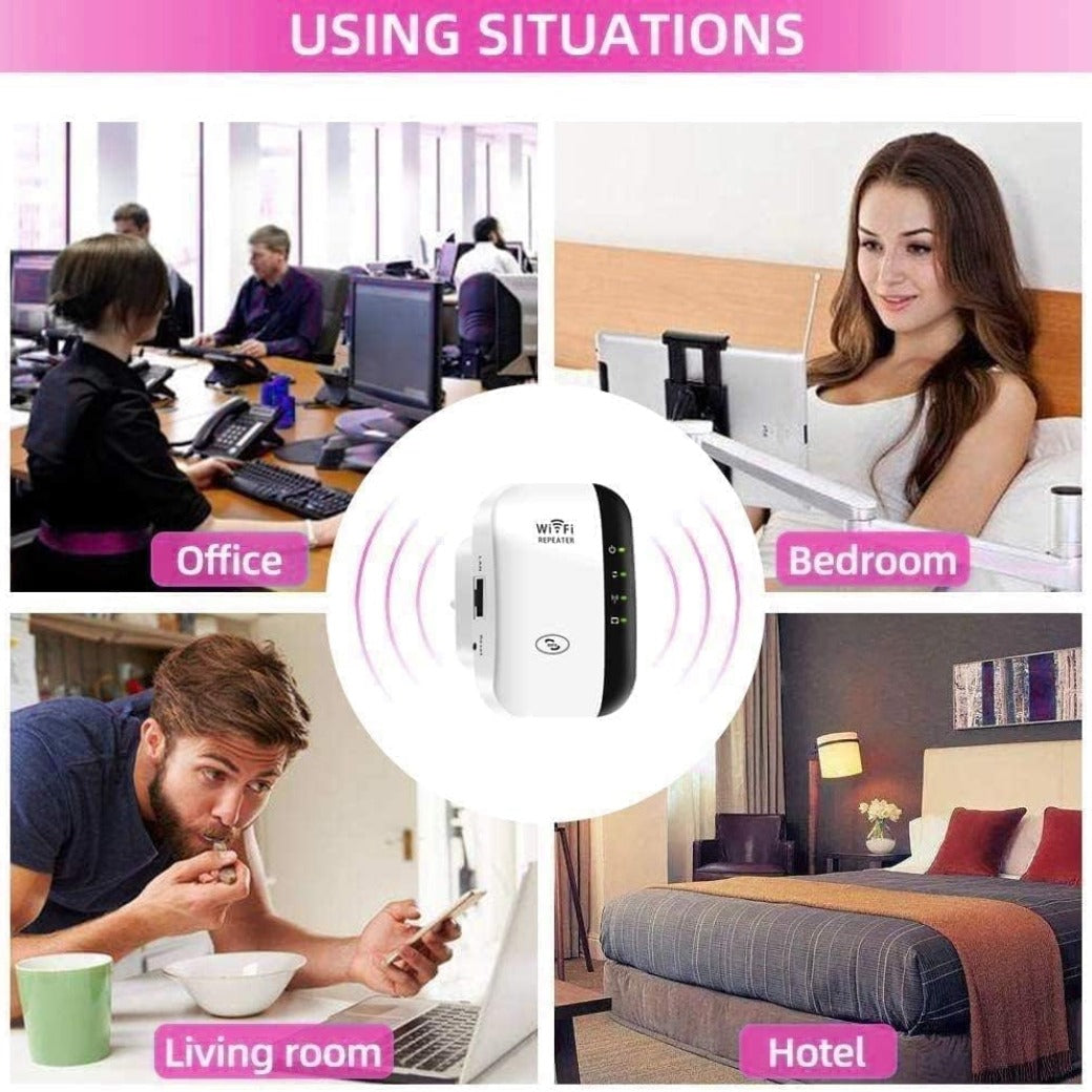 2025 Newest WiFi Booster, WiFi Extender, WiFi Repeater, Covers Up to 3650 Sq.ft and 45 Devices, Internet Booster - with Ethernet Port