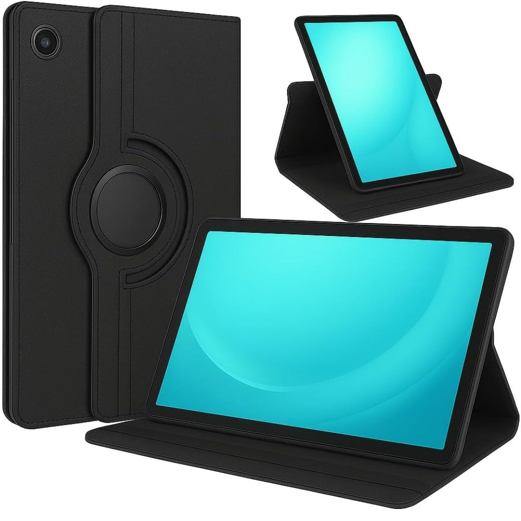 ase For Samsung Galaxy Tab A9 Plus 2023 / Tab A11 Plus (2025) 360 Degree Rotating Protective Cover, Smart Stand Case for 11 Inch Tablet, Compatible with A9+ A11+ (Black)