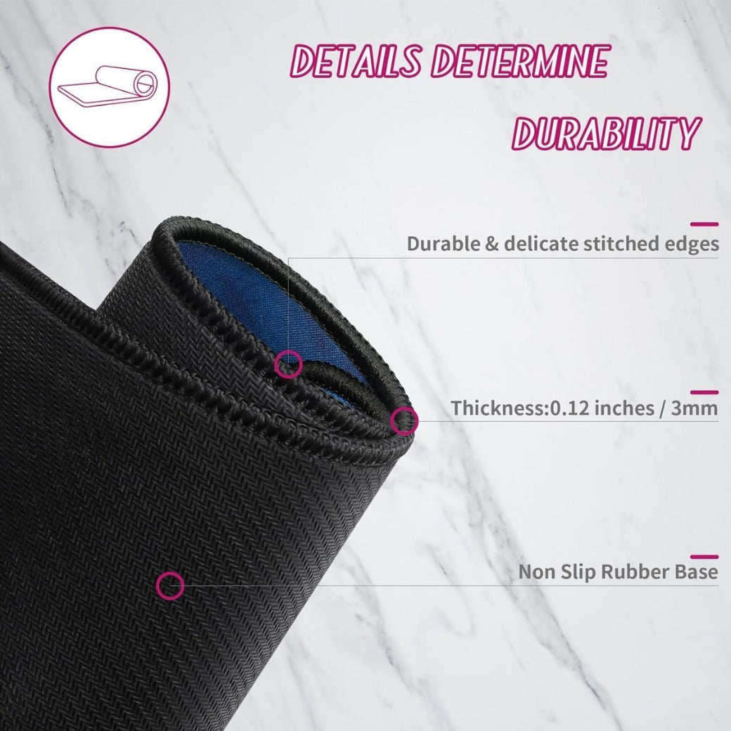 Gaming Mouse Pad 800x300mm Large Gaming Mouse Mat with Stitched Edges,XL Mouse Pad with Non-Slip Base