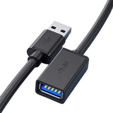 2M USB 3.0 Type A Male to Female, Usb Extension Lead,5Gbps High Speed Data Transfer,Compatible with USB Disk, Keyboard, Mouse,Hard Drive, Printer, Scanner (2M)