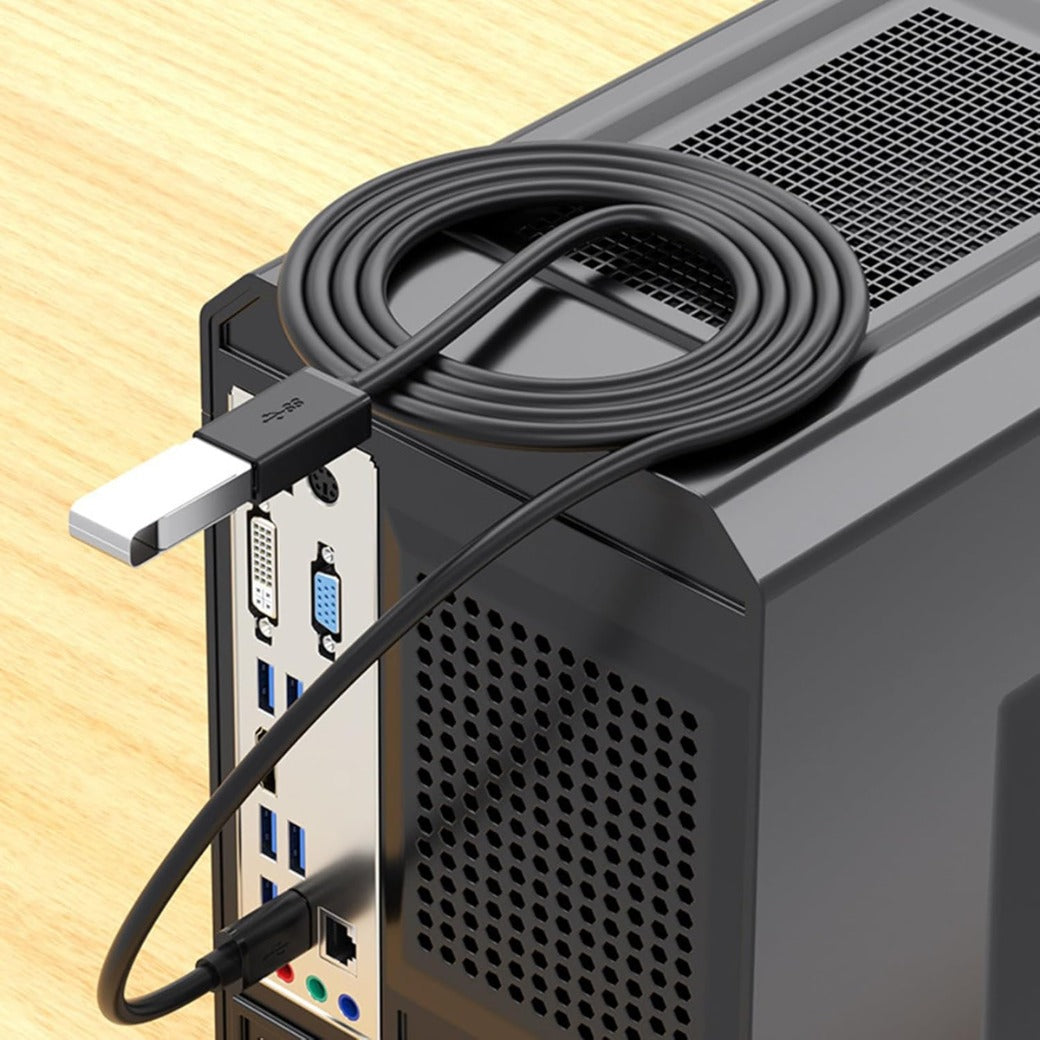 2M USB 3.0 Type A Male to Female, Usb Extension Lead,5Gbps High Speed Data Transfer,Compatible with USB Disk, Keyboard, Mouse,Hard Drive, Printer, Scanner (2M)