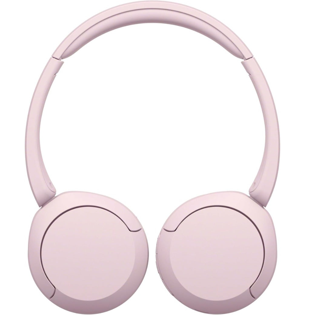 Sony WH-CH520 Wireless Bluetooth On-Ear Headphones, Sound, Lightweight Design, Up to 50hr Battery Life, Quick Charge, EQ, Clear Call Quality, iOS & Android - Pink