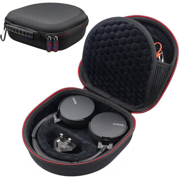 Digicharge Carry Case for Sony WH-CH520 / WH-CH510 / MDR-ZX110, JBL Tune 520BT / 510BT Headphones Wireless Bluetooth Flat Folding On-Ear, Protective Cover Travel Storage Bag