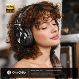 OneOdio A70 Bluetooth Headphones Over Ear, 72 Hrs Playtime, Monitor Level Stereo Sound Quality, Foldable Wireless＆Wired DJ Headphone, Professional Studio Headphones for DJ/TV/PC/Phone