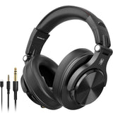 OneOdio A70 Bluetooth Headphones Over Ear, 72 Hrs Playtime, Monitor Level Stereo Sound Quality, Foldable Wireless＆Wired DJ Headphone, Professional Studio Headphones for DJ/TV/PC/Phone